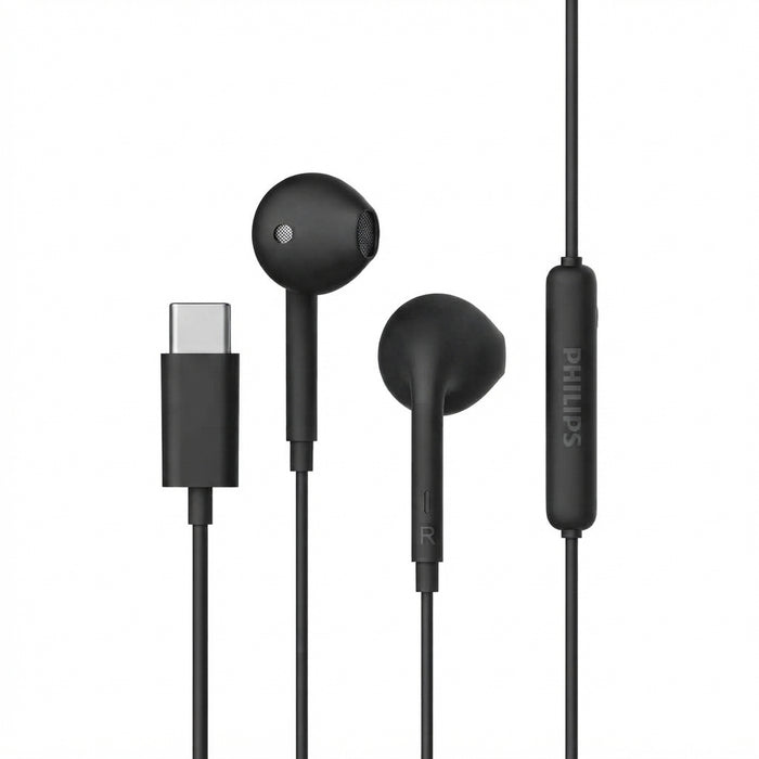 PHILIPS TAE IN-EAR WIRED EARPHONES1018 BK C PLUG HIRES