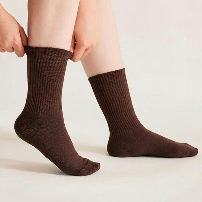 WOMEN SOCKS GL MID DBR