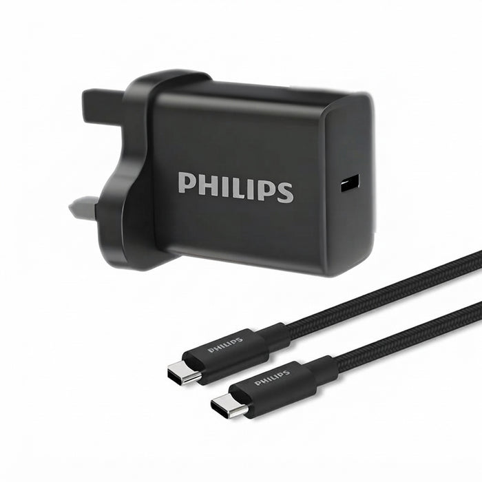 PHILIPS WALL CHARGER DLP5313NB BLACK 45W