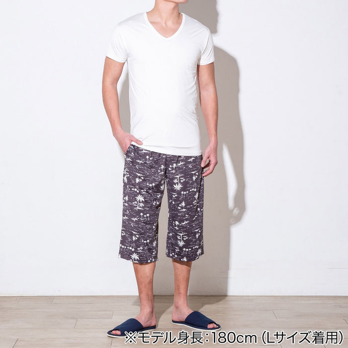 MENS SUPER COOL THREEQUARTER LENGTH ROOM PANTS NEP BK M