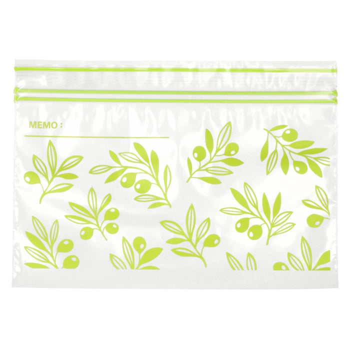 FREEZERBAG DOUBLE ZIPPER NO GUSSET SS42 TW-OLIVE