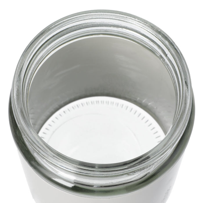 IRON LID GLASS CANISTER 600ML MO ST01