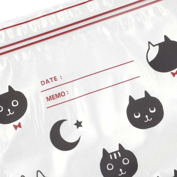 FREEZERBAG DOUBLE ZIPPER  CAT PATTERN TW M25