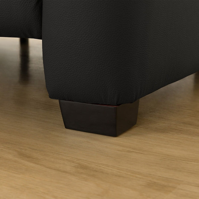 2P ELECTRIC SOFA N-BELIEVA 3 LEATHER BK