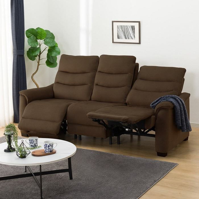 3 ELECTRIC 3P SOFA N-BELIEVA 3 MICROFIBER BR