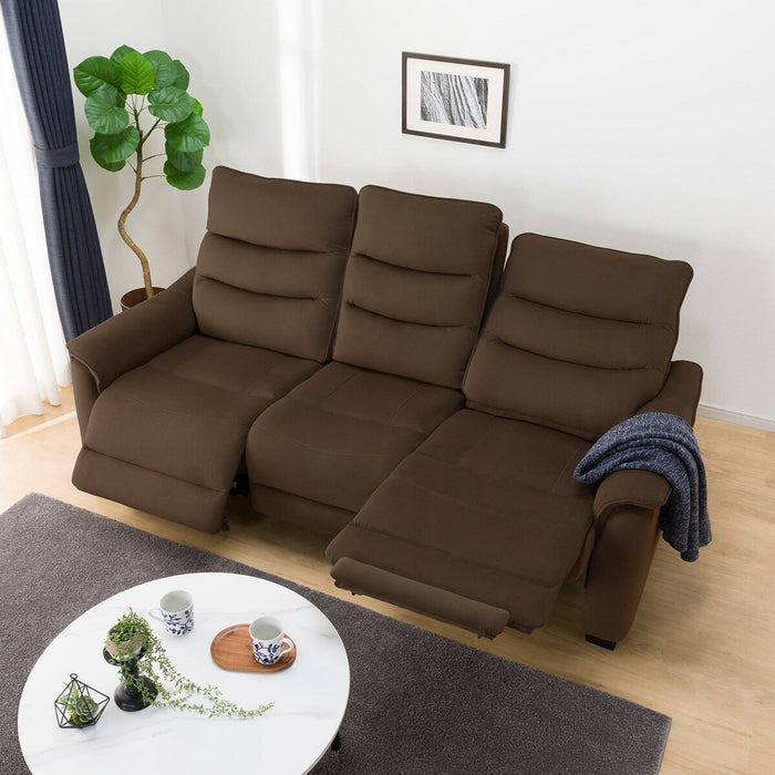 3 ELECTRIC 3P SOFA N-BELIEVA 3 MICROFIBER BR