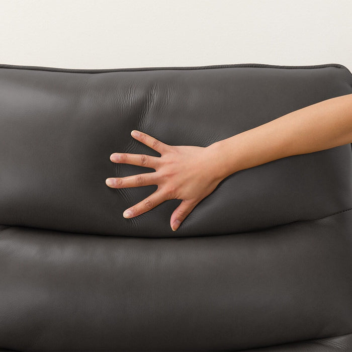 3 ELECTRIC 3P SOFA N-BELIEVA 3 TK-LEATHER DGY
