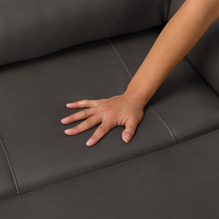 3 ELECTRIC 3P SOFA N-BELIEVA 3 TK-LEATHER DGY