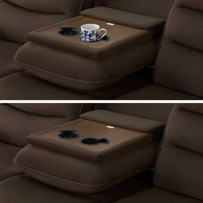 3 ELECTRIC 3P SOFA N-BELIEVA 3 MICROFIBER BR