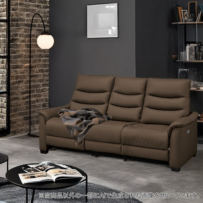 3 ELECTRIC 3P SOFA N-BELIEVA 3 LEATHER BR