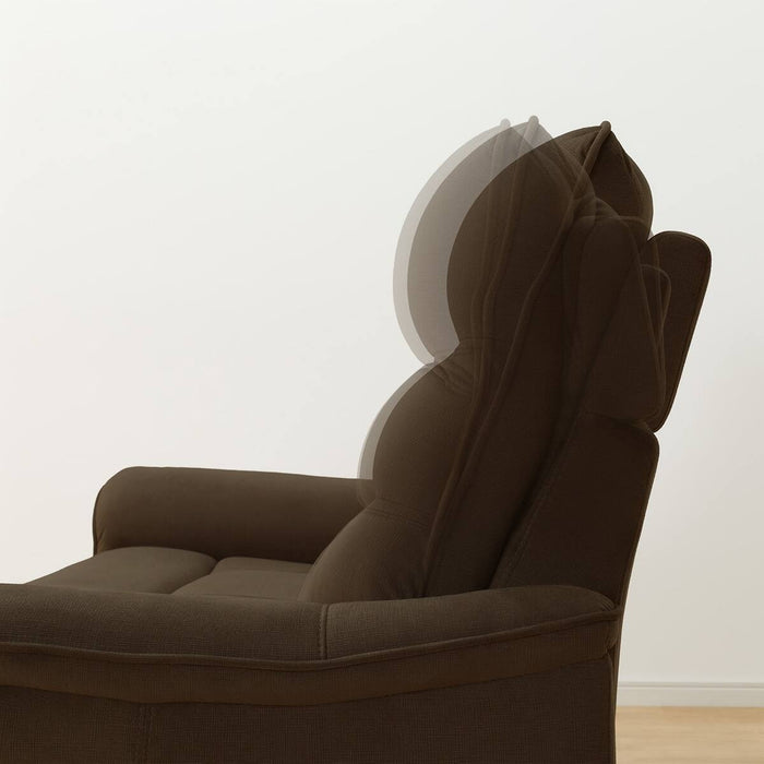 3P ELECTRIC SOFA N-BELIEVA 3 MICROFIBER BR