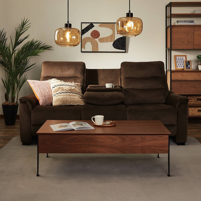 3P ELECTRIC SOFA N-BELIEVA 3 MICROFIBER BR