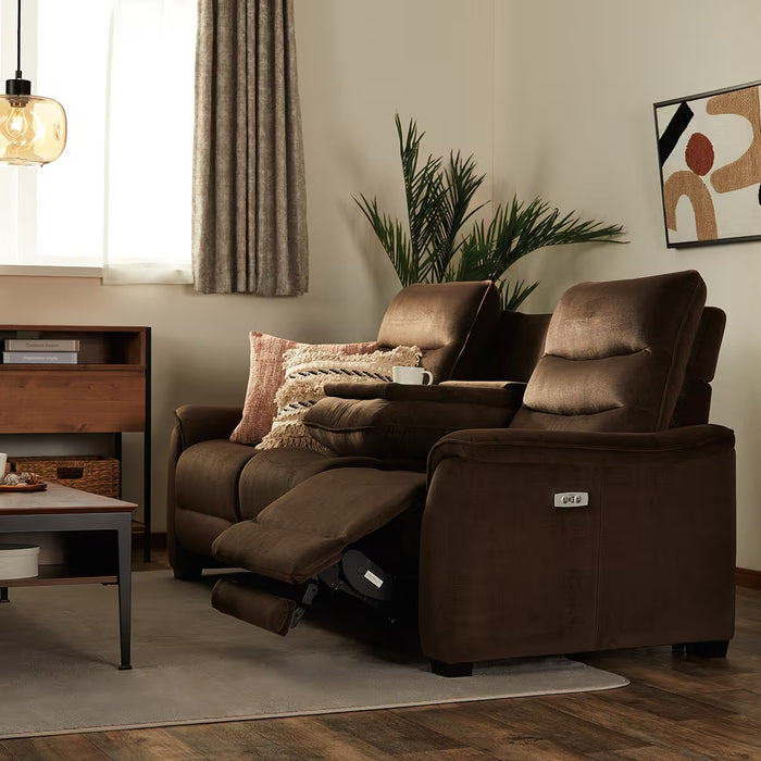 3P ELECTRIC SOFA N-BELIEVA 3 MICROFIBER BR