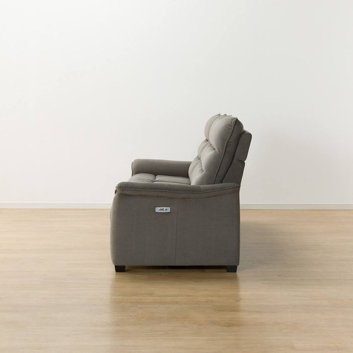 3 ELECTRIC 3P SOFA N-BELIEVA 3 MICROFIBER GY