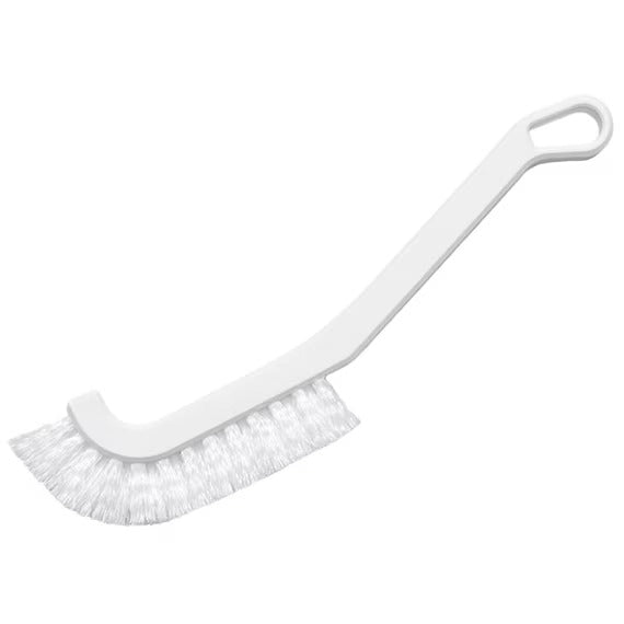 RUBBER COATED MINI BATH BRUSH WH