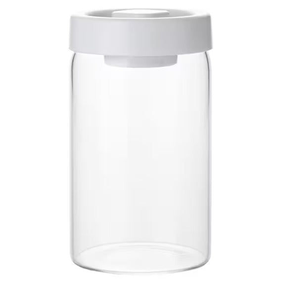 PUSH VACUUM GLASS CANISTER RL01 L