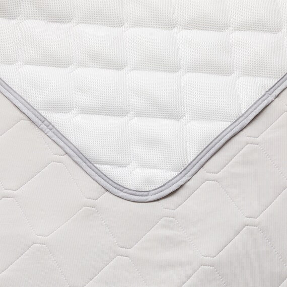 RUBBERLESS MATTRESS PAD N COOL SP S GY S2402