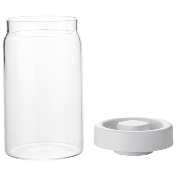 PUSH VACUUM GLASS CANISTER RL01 L