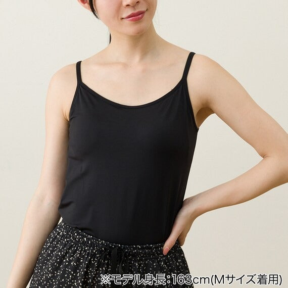 WOMENS SUPER COOL CAMISOLE WITH BUILTIN BRANE BK M
