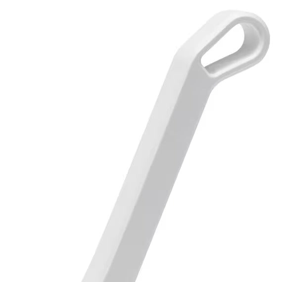 RUBBER COATED MINI BATH BRUSH WH