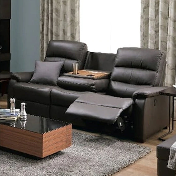 3 SEATER ELECTRIC SOFA WITH TABLE UM04 DBR