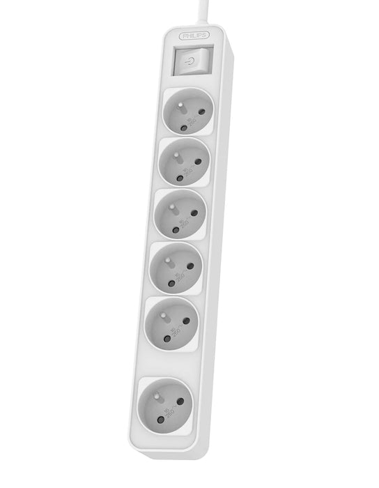 PHILIPS POWERSTRIP CHP2164WB 6 SOCKET 3M